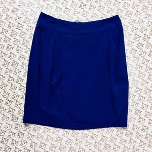F21 Drape Front Mini Skirt